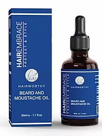 Hairworthy Hairembrace Beard Oil – Softening & Nourishing, Daily Use