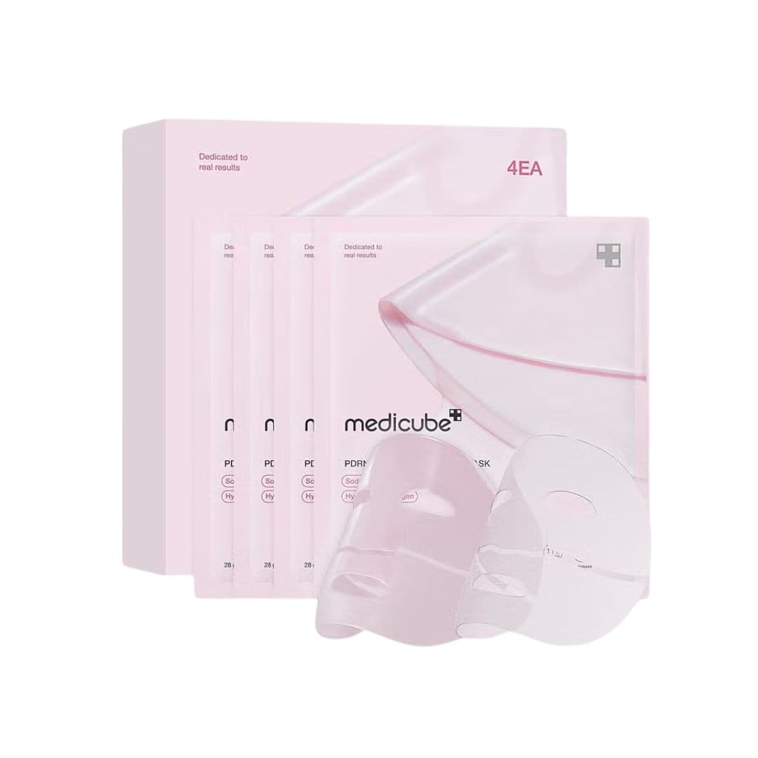 Medicube PDRN Pink Collagen Gel Mask – Salmon PDRN + Collagen, 4 pcs