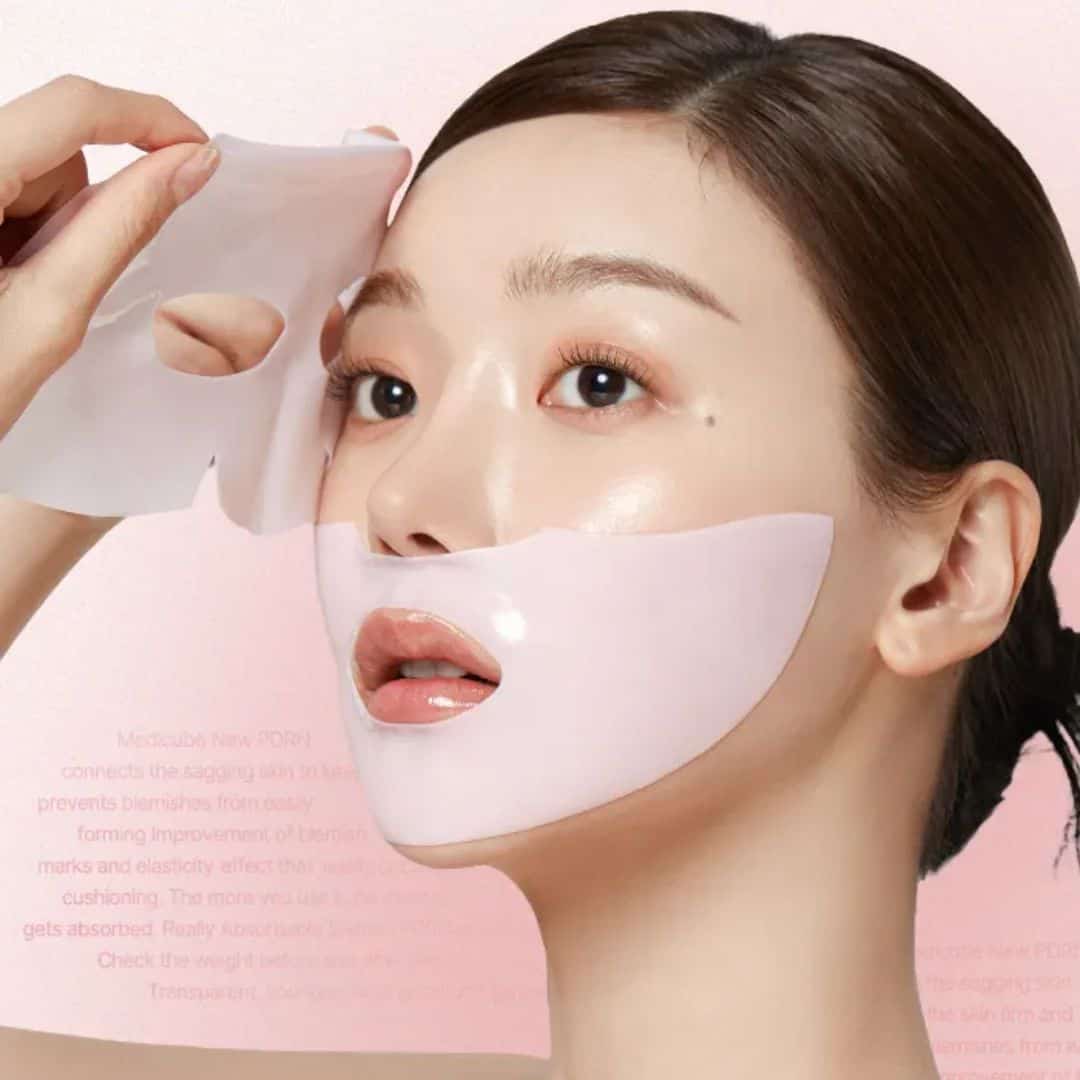 Medicube PDRN Pink Collagen Gel Mask – Salmon PDRN + Collagen, 4 pcs