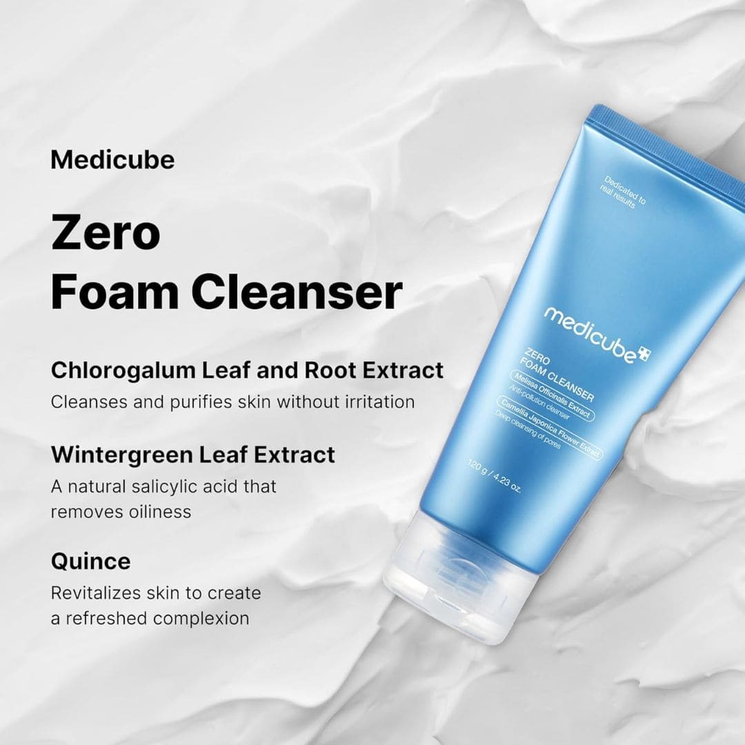 Medicube Zero Foam Cleanser – Gentle Daily Face Wash, All Skin Types