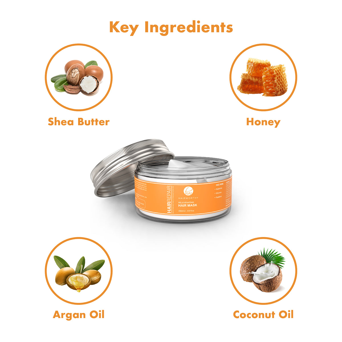 Hairworthy Hairrepair Hair Mask – Intensive Repair Treatment
