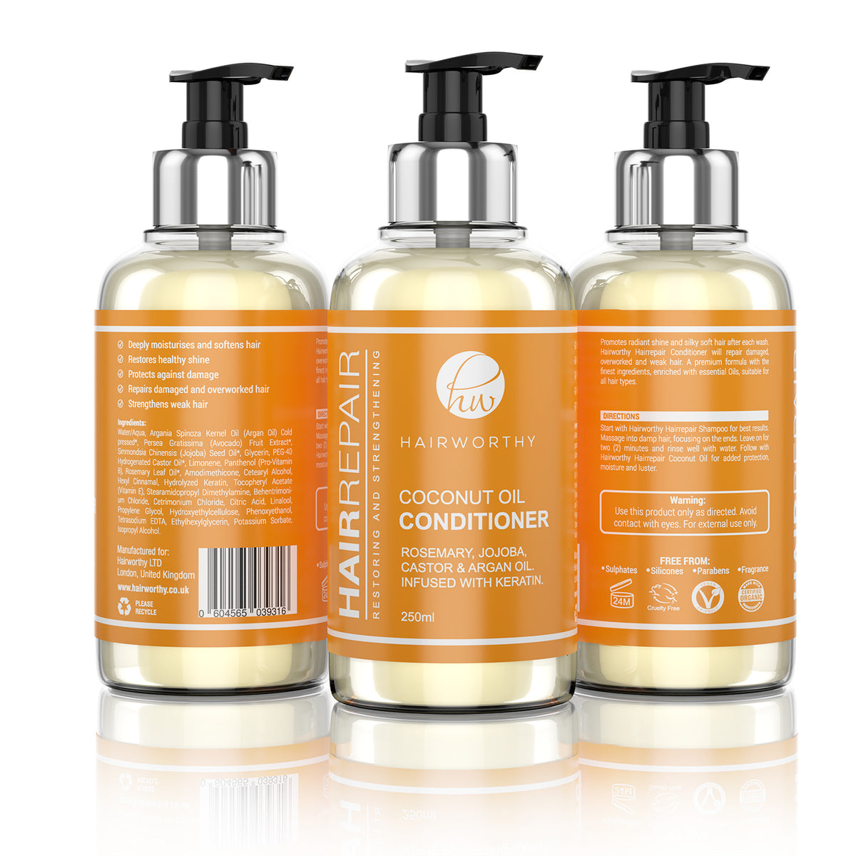Hairworthy Hairrepair Conditioner – Deep Moisture & Detangling